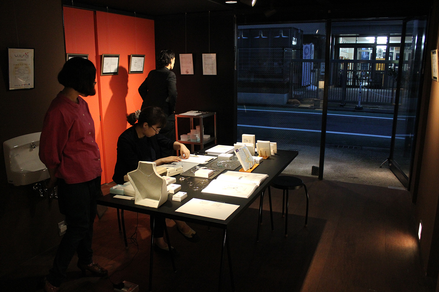 第一回展覧会展示